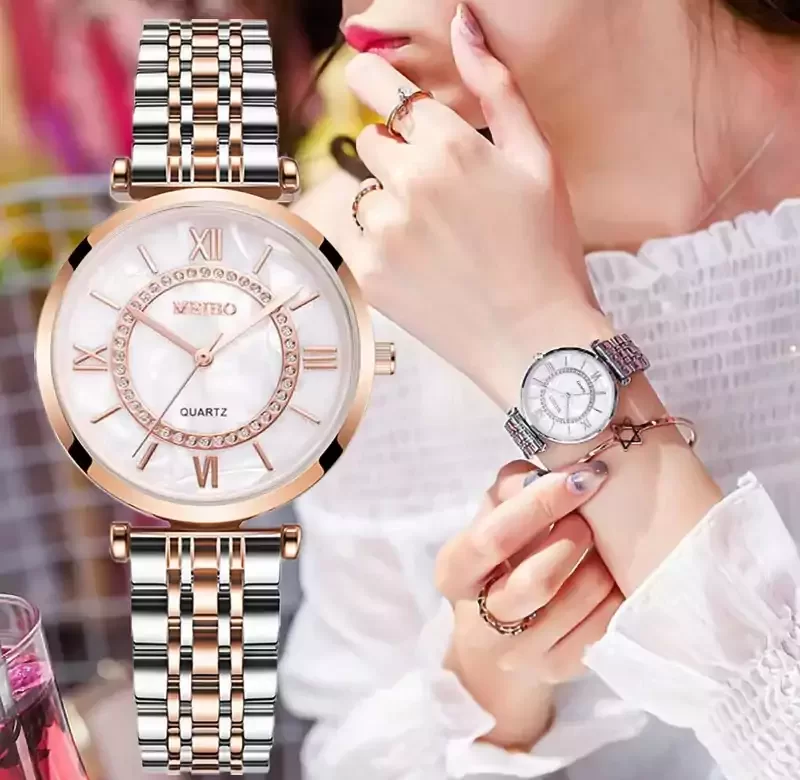 Luxusní dámské hodinky s římskými číslicemi