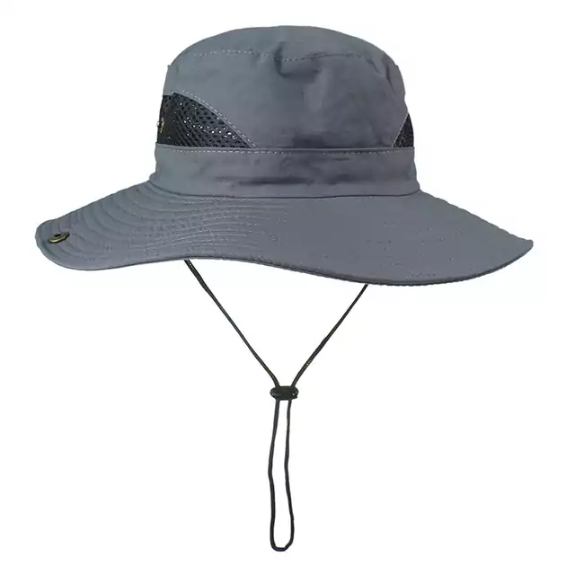 Rybářský unisex klobouk - Tmavě šedá