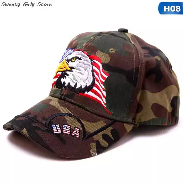Sportovní čepice s americkou vlajkou - 09H08
