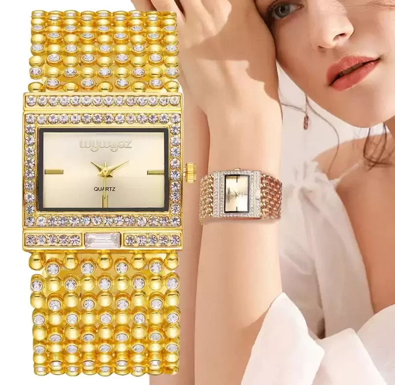 Elegantní dámské hodinky se zirkonovou výzdobou