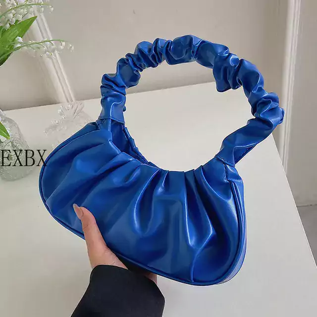 Dámská moderní kabelka s unikátním designem - Tmavě modrá