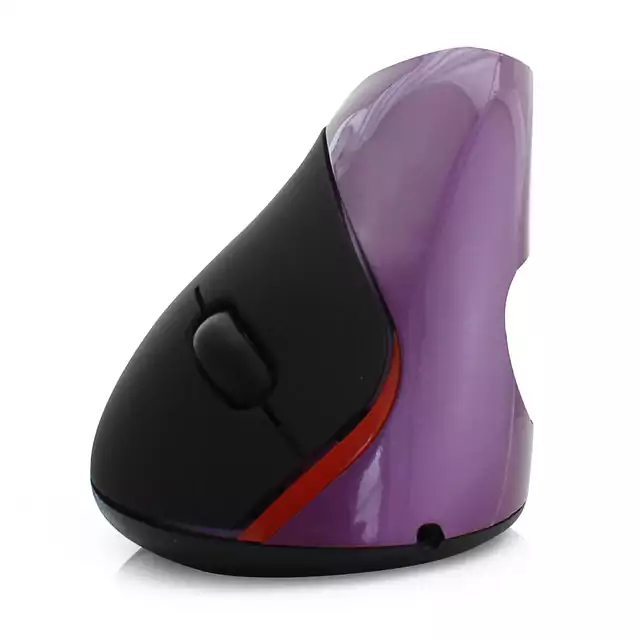 Vertikální myš | ergonomická myš - bezdrátová - Pouze Purple Mouse
