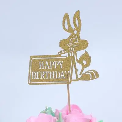Dekorace na dort | nápis na dort Happy Birthday - styl 11