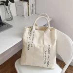 Velká minimalistická plátěná taška