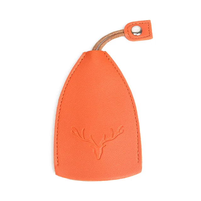 Klíčenka s pouzdrem a motivem jelena - oranžový