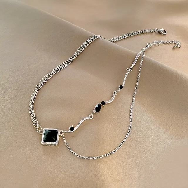 Elegantní dámský vrstvený náhrdelník - 11