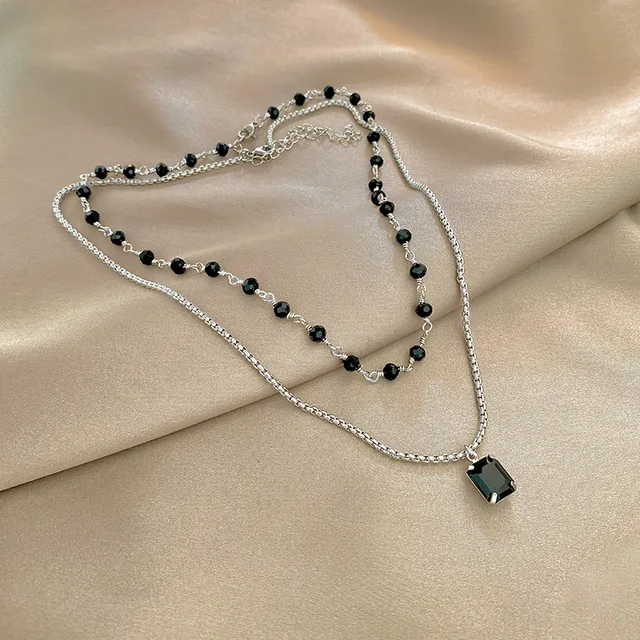 Elegantní dámský vrstvený náhrdelník - 12