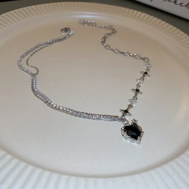 Elegantní dámský vrstvený náhrdelník - 17