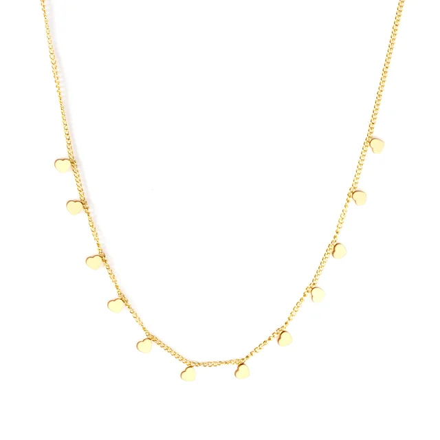 Elegantní náhrdelník ve zlaté barvě - 462g