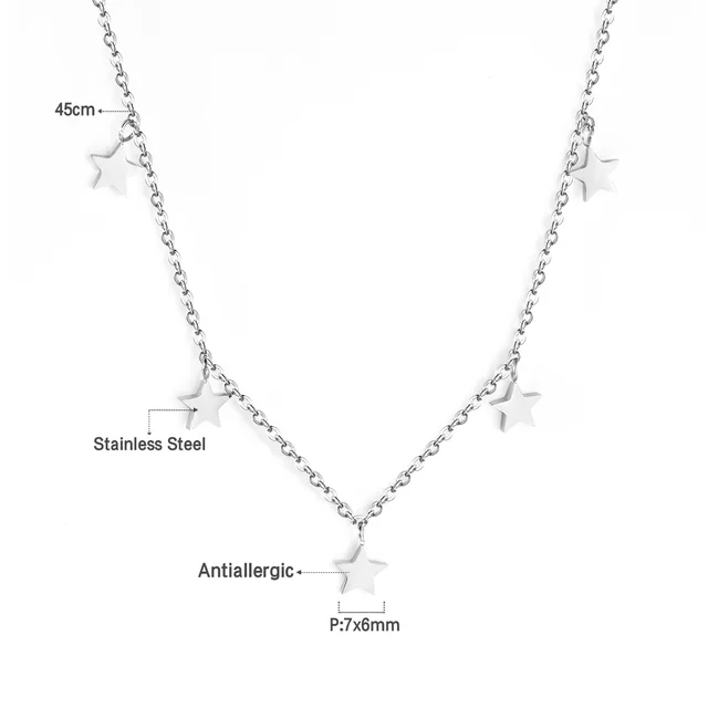 Stylový náhrdelník ve stříbrné barvě - 429S