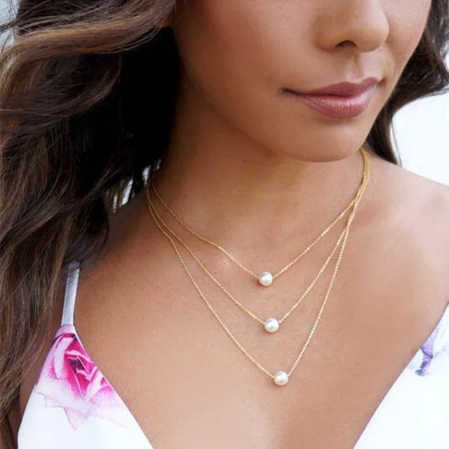 Elegantní dámský náhrdelník - x411