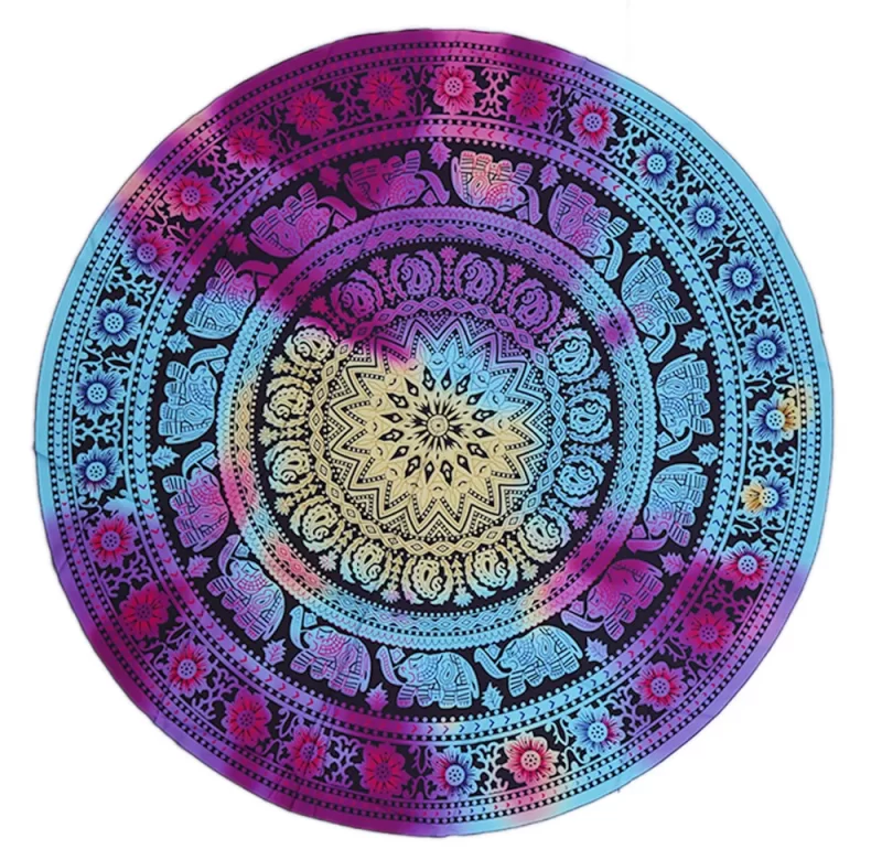 Mandala – podložka na jogu, pláž, atp. – 150 cm