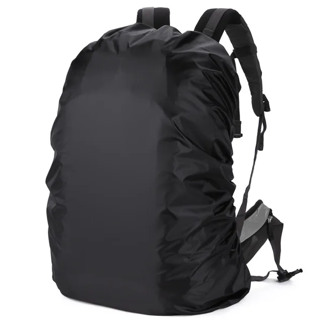 Pláštěnka na batoh | voděodolný obal na batoh - černý, 50 - 70L