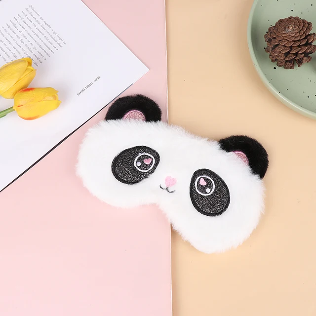 Maska na spaní | plyšová škraboška na spaní - Panda