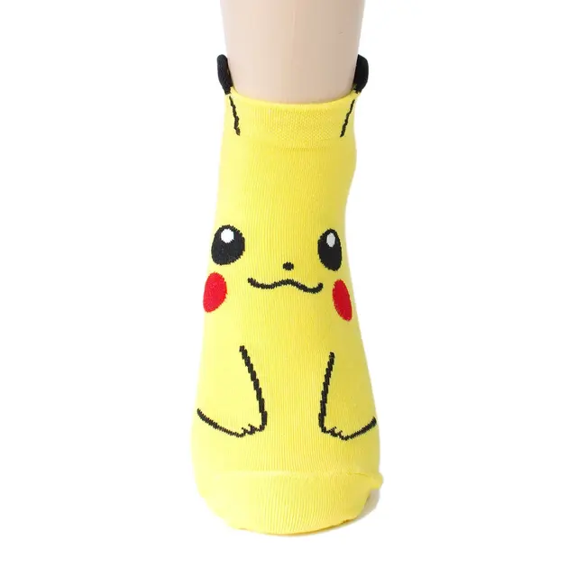 Barevné ponožky | veselé ponožky pokémon - Pikachu