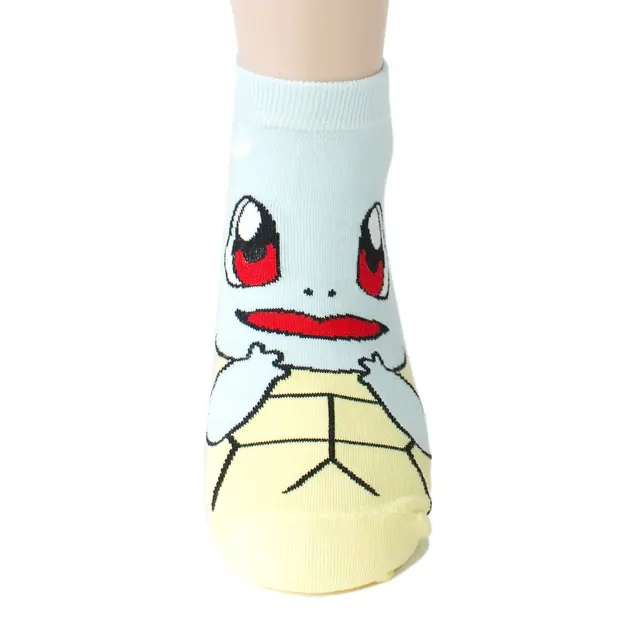 Barevné ponožky | veselé ponožky pokémon - Squirtle