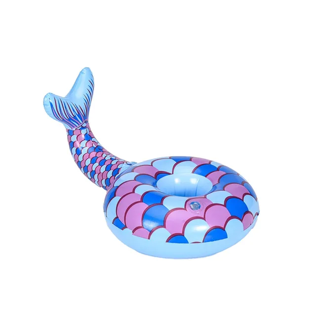 Nafukovací hračka do vody | držák na nápoje - mořská panna
