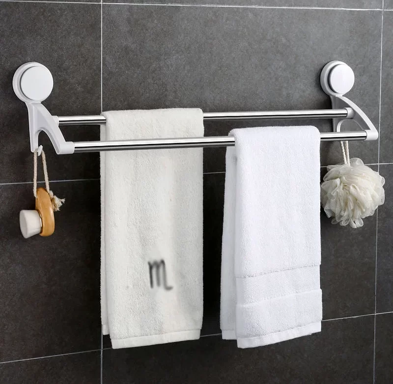 Držák na ručníky | věšák do koupelny – s přísavkami