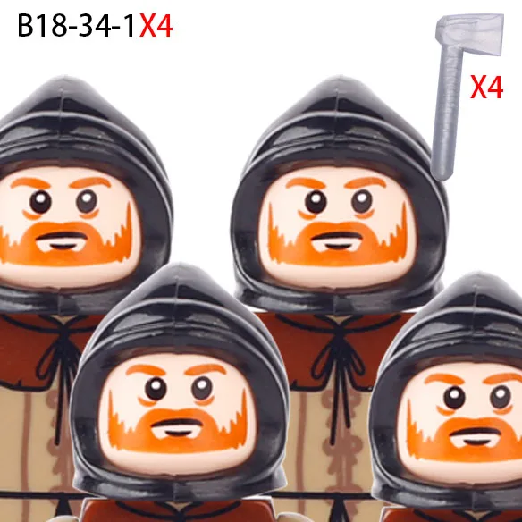 Doplňkové figurky | styl Lego - B18-34-1-4KS