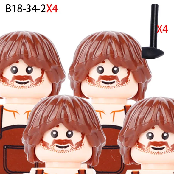 Doplňkové figurky | styl Lego - B18-34-2-4KS