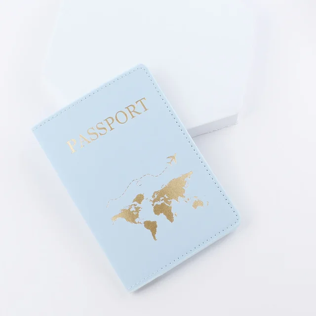 Unisex obal na cestovní pas - světle modrá