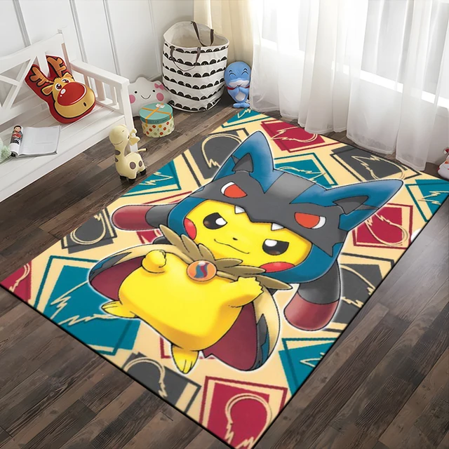 Dětský koberec s Pokemon motivem | do dětského pokoje - 14, 100x120cm (39x47in)