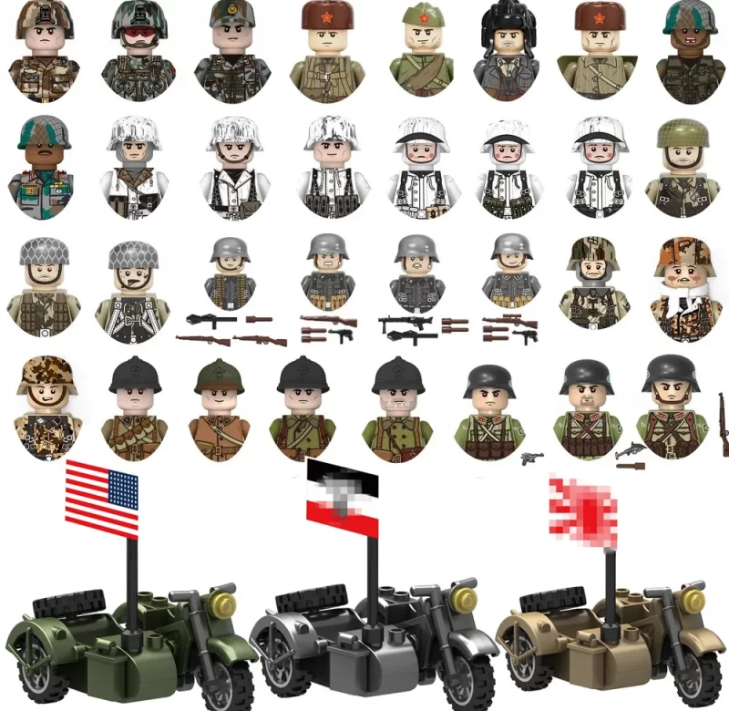 Stavební vojenské figurky | Styl Lego