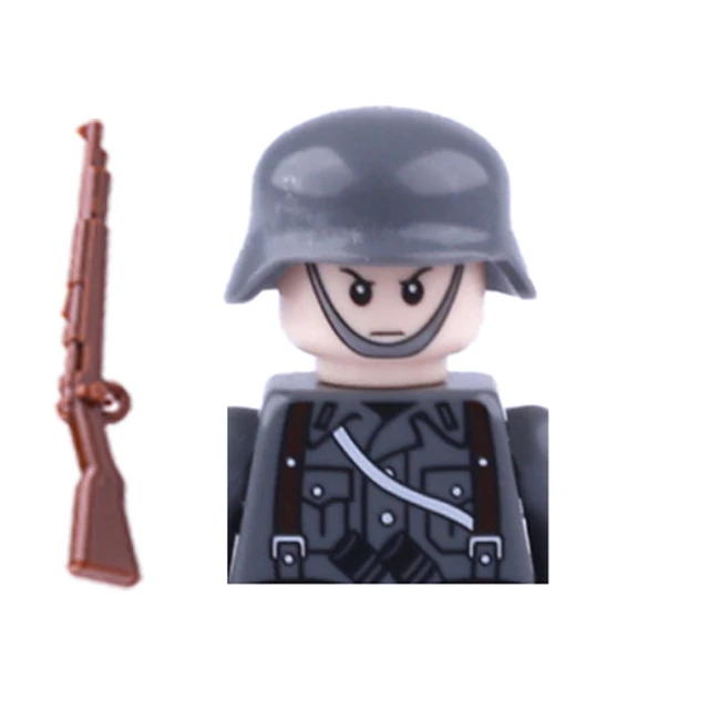 Vojenské stavebnice-figurky | Styl Lego - BÍLÝ