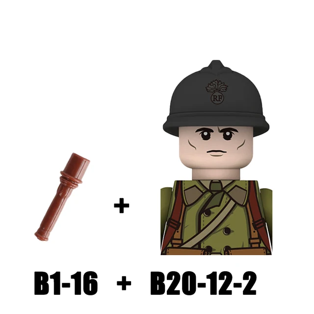 Vojenské stavebnice-figurky | Styl Lego - JF002