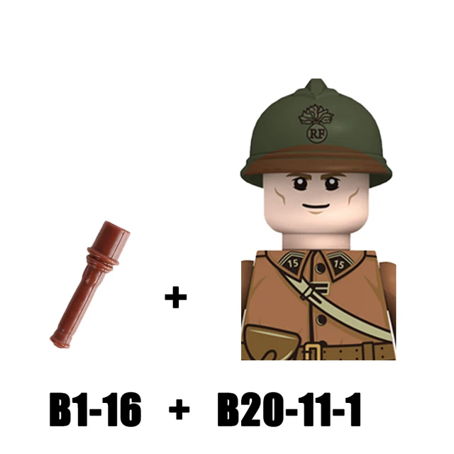 Vojenské stavebnice-figurky | Styl Lego - JF003