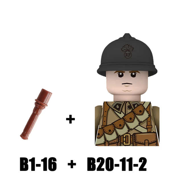 Vojenské stavebnice-figurky | Styl Lego - JF004