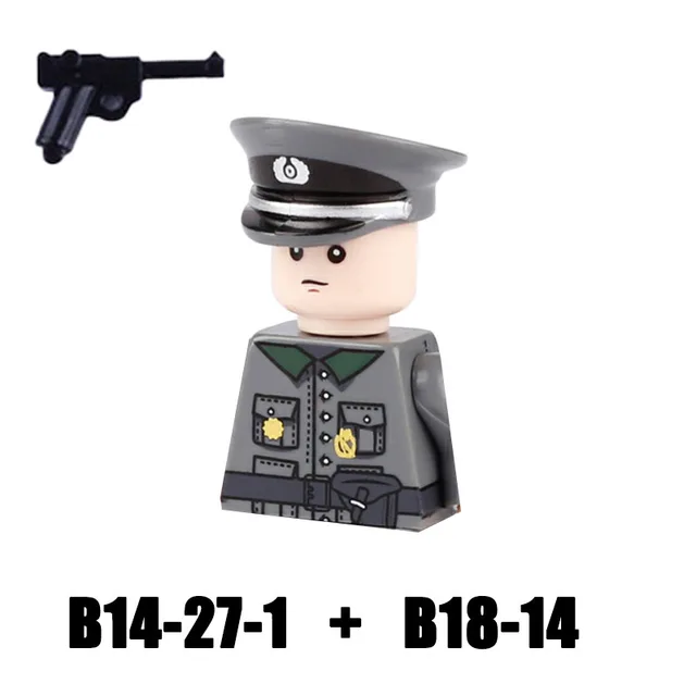 Vojenské stavebnice-figurky | Styl Lego - Černá