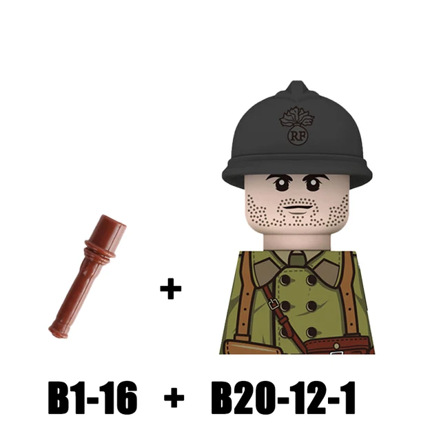 Vojenské stavebnice-figurky | Styl Lego - JF001