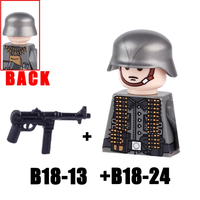 Vojenské stavebnice-figurky | Styl Lego - Červené
