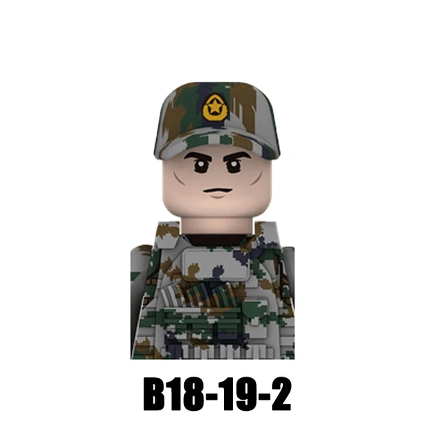 Vojenské stavebnice-figurky | Styl Lego - PLA001