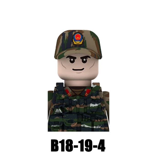 Vojenské stavebnice-figurky | Styl Lego - PLA004
