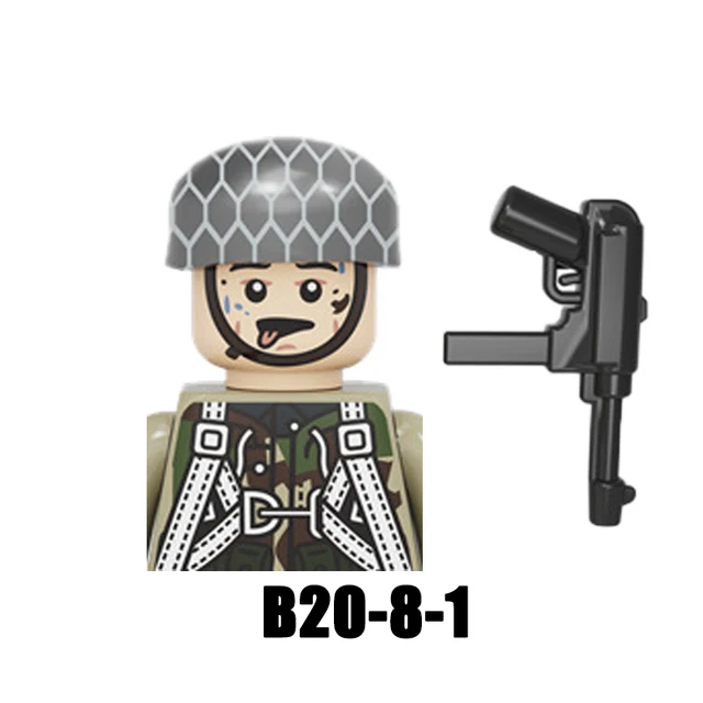 Vojenské stavebnice-figurky | Styl Lego - JG019