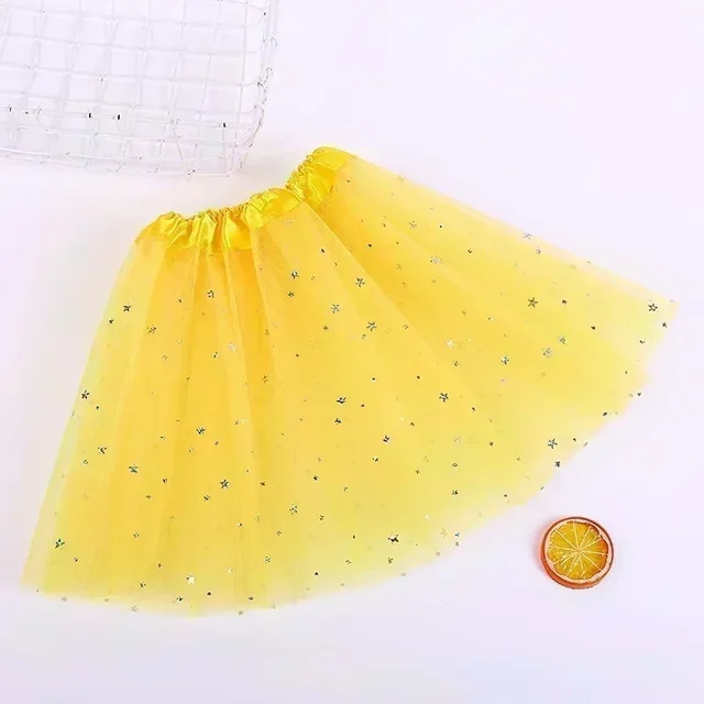 Dětská třpytivá tylová sukně - YL