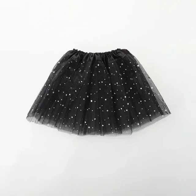 Dětská třpytivá tylová sukně - Bk