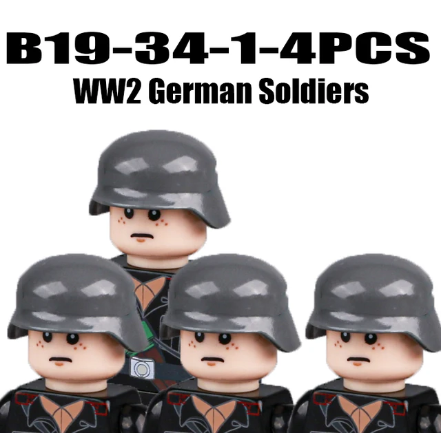 Vojenské figurky a stavební kostky | Styl Lego - B19-34-1-4KS
