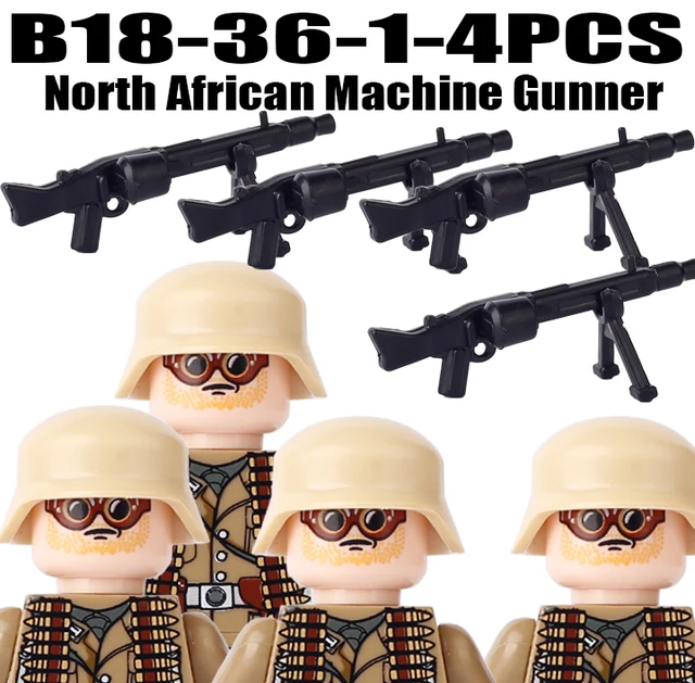 Vojenské figurky a stavební kostky | Styl Lego - B18-36-1-4KS