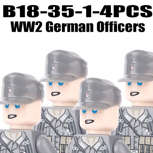 Vojenské figurky a stavební kostky | Styl Lego - B18-35-1-4KS