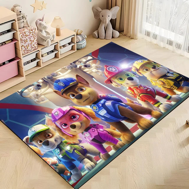 Dětský koberec Paw Patrol s psími motivy - styl C, 60 x 90 cm (24 x 35 palců)