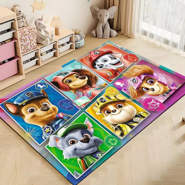 Dětský koberec Paw Patrol s psími motivy - styl A, 60 x 90 cm (24 x 35 palců)