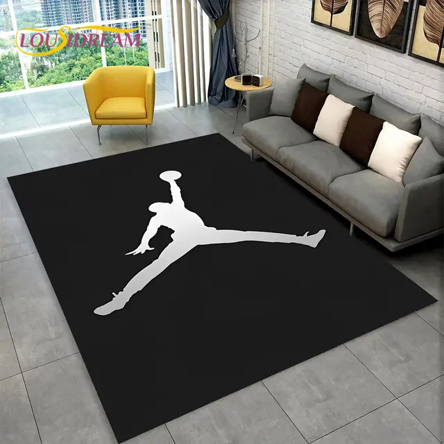 Protiskluzový koberec s motivem basketbalu - 2, 200x160cm