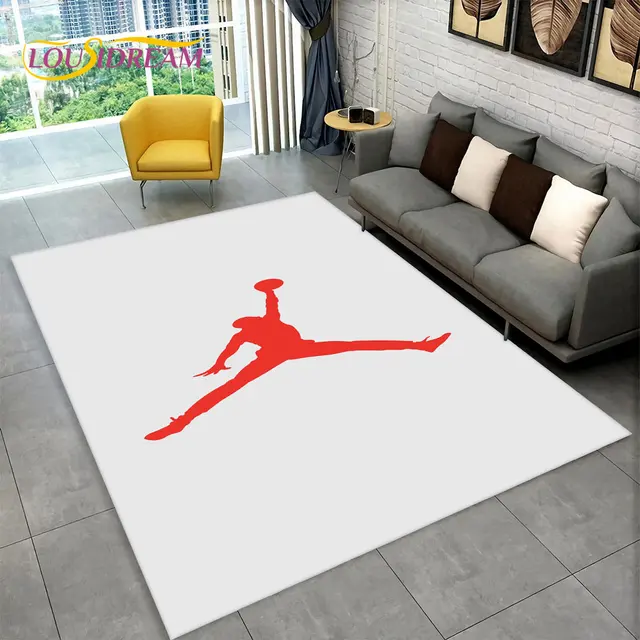 Protiskluzový koberec s motivem basketbalu - 13, 200x160cm