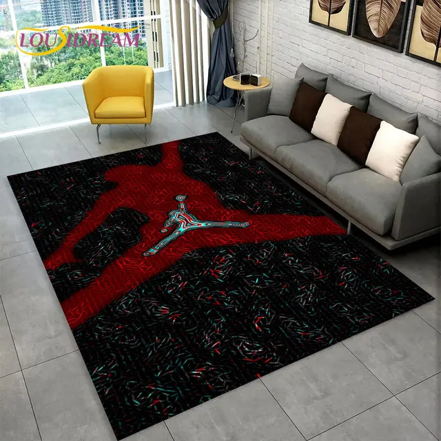 Protiskluzový koberec s motivem basketbalu - 15, 230x160cm
