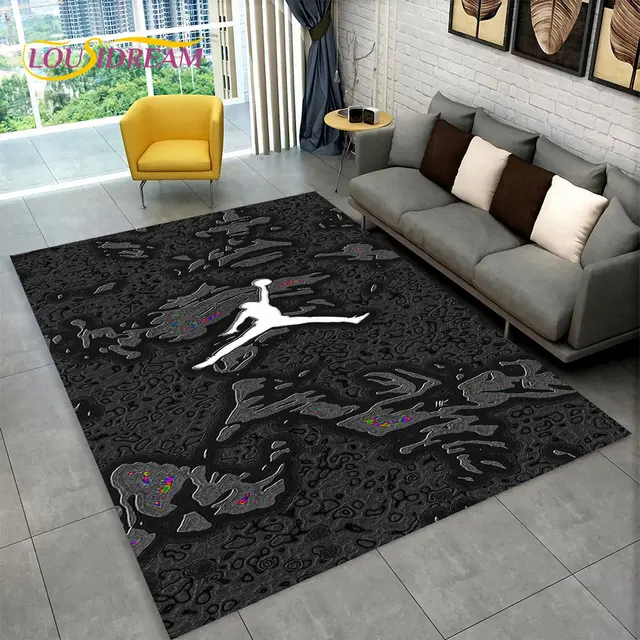 Protiskluzový koberec s motivem basketbalu - 16, 200x160cm