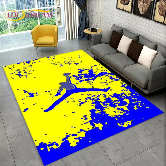 Protiskluzový koberec s motivem basketbalu - 17, 100x150cm
