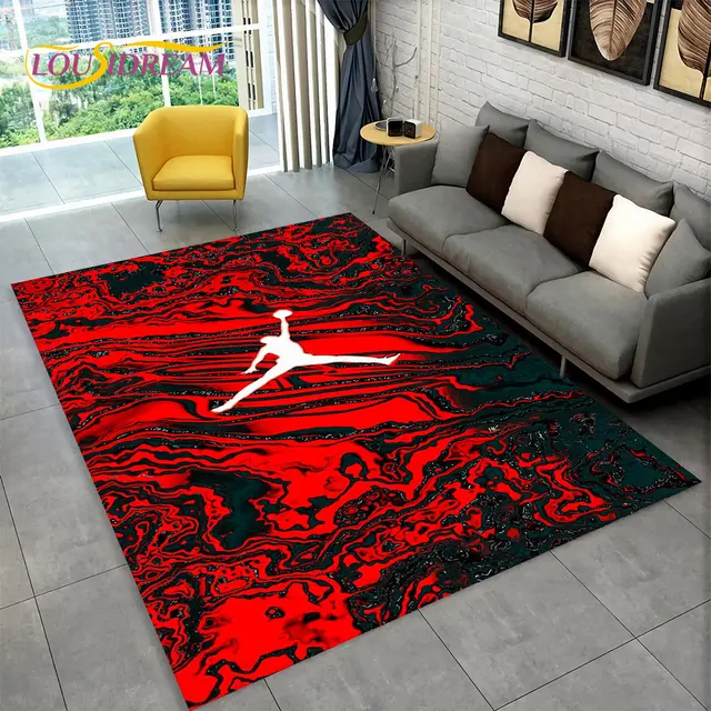 Protiskluzový koberec s motivem basketbalu - 19, 80x120cm
